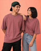 Sunset Coral | Unisex Oversized T-Shirt