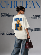Miranda Wears Cerulean | Unisex Oversized T-Shirt
