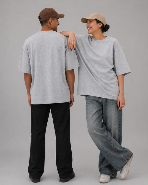 Default Grey | Unisex Oversized T-Shirt