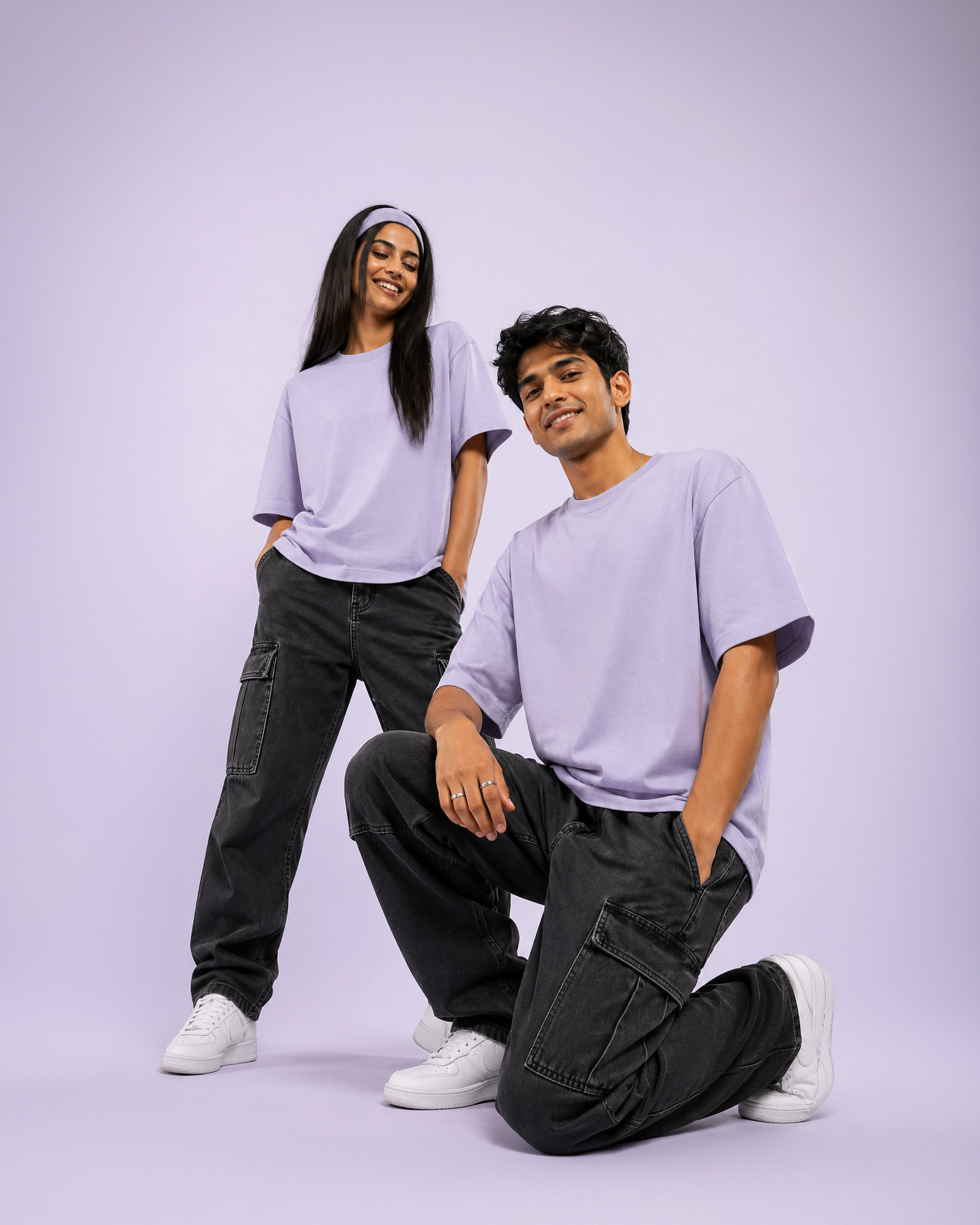 Quiet Lavender | Unisex Oversized T-Shirt