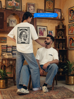 Sardar Khan | Almost White | Unisex Oversized T-Shirt