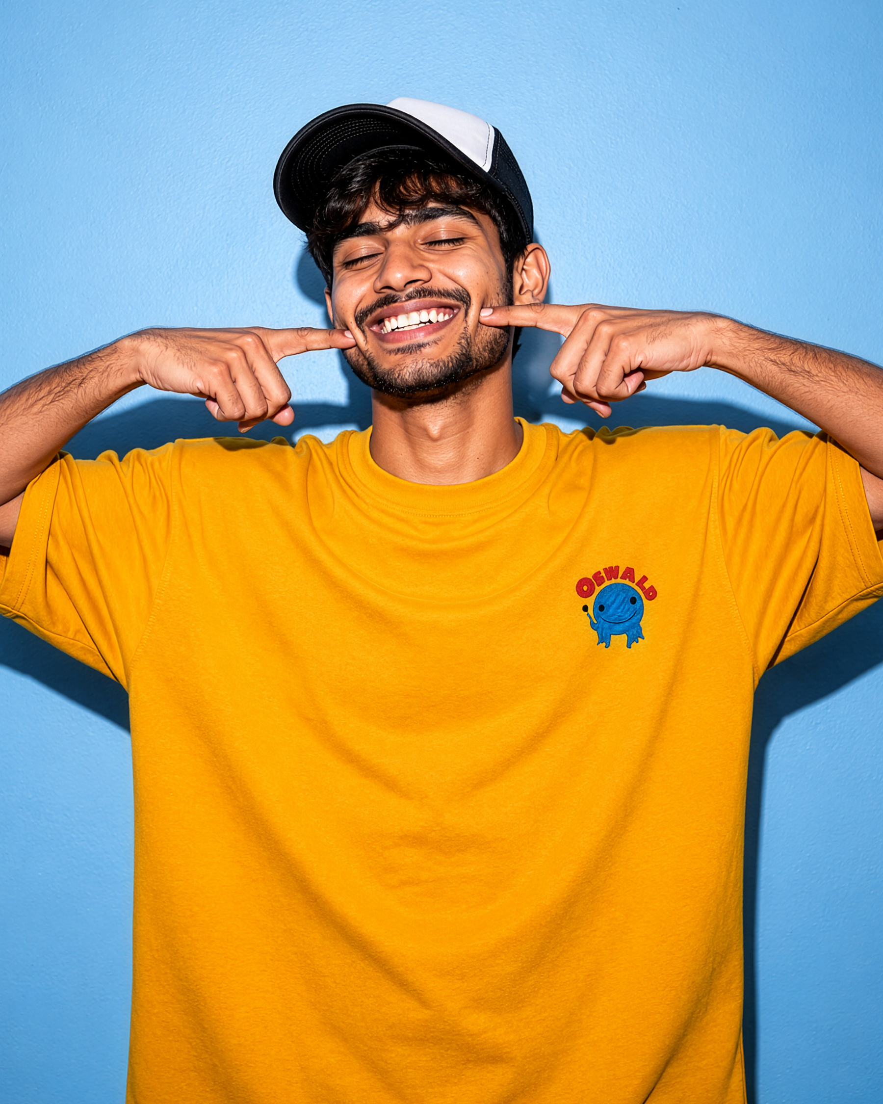 Oswald | Yellow Unisex Oversized T-Shirt