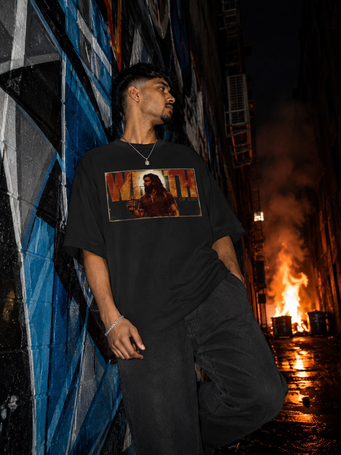 Wrath of God | Unisex Oversized T-Shirt